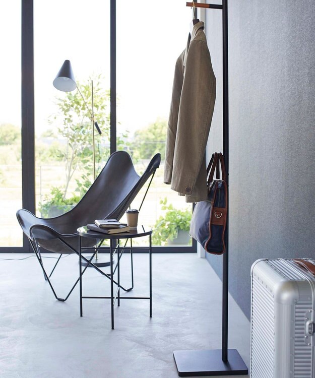 tower エントランスコートハンガー タワー ブラック ブラック