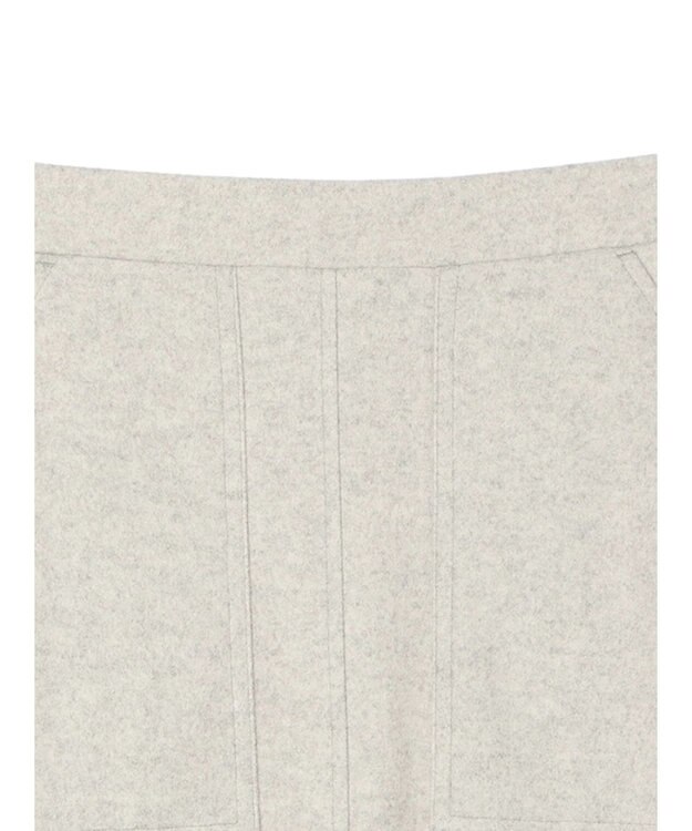 Green Parks 圧縮ポンチＩラインスカート Ivory