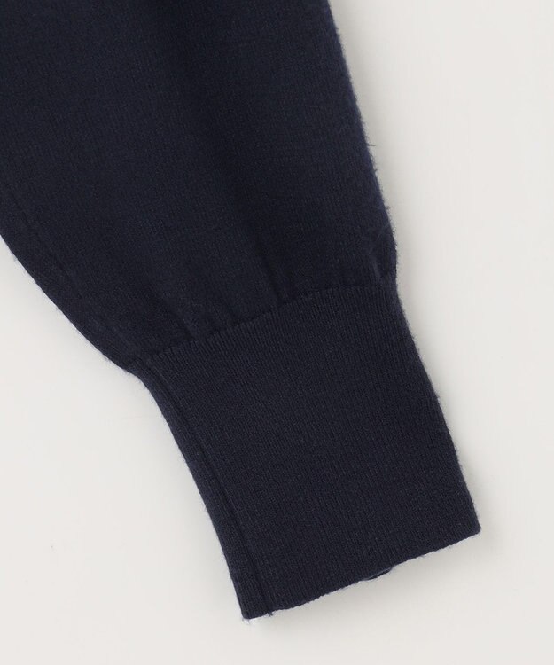 JOSEPH ABBOUD 【チクチクしない/イージーケア/3シーズン対応】 コンフォート Ｖネック セーター ネイビー系