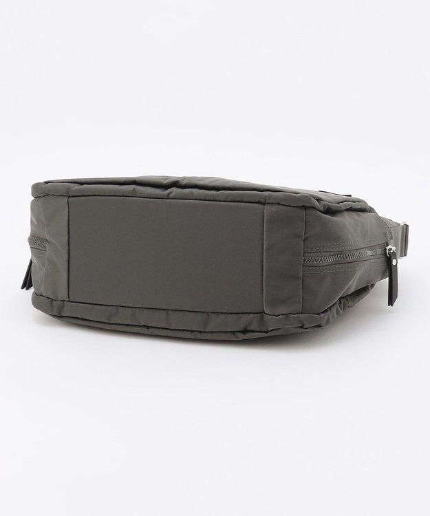 LA BAGAGERIE 【MONICA】サイドジップショルダーバッグ ダークグレー