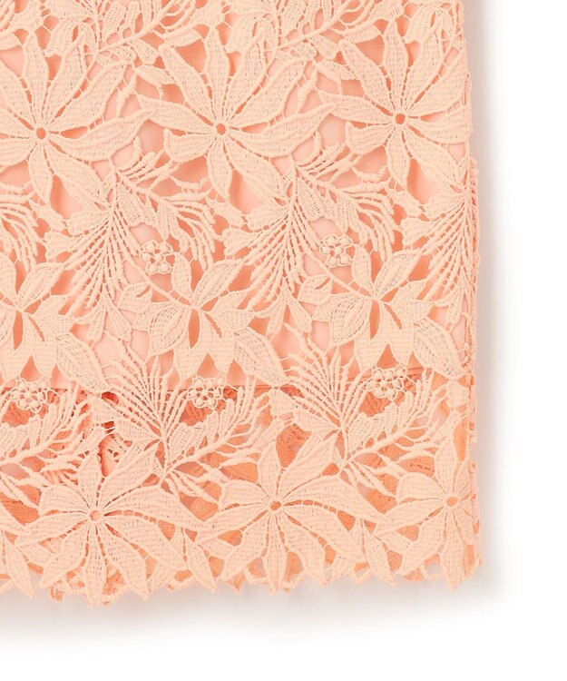 BEIGE， NARCISSUS / レーススカート Peach