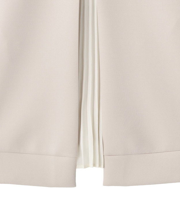 YECCA VECCA バックプリーツZIPフーディー Light Beige