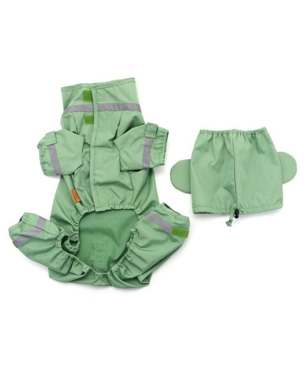 PET PARADISE スヌーピー フルカバーレインコート  スヌード付き 《ビーグルスカウト柄》 小型犬 フルカバータイプ