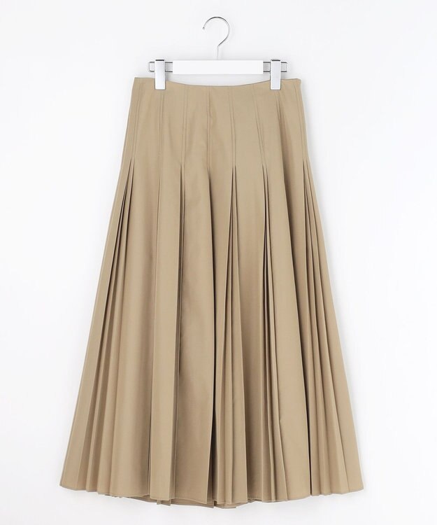 J.PRESS LADIES S 【WEB限定カラーあり】TC ライトタンブラー プリーツ スカート ベージュ系