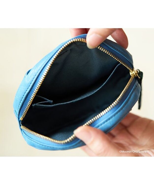 genten ポーチ「ムーミンとスノークのおじょうさん」 ブルー