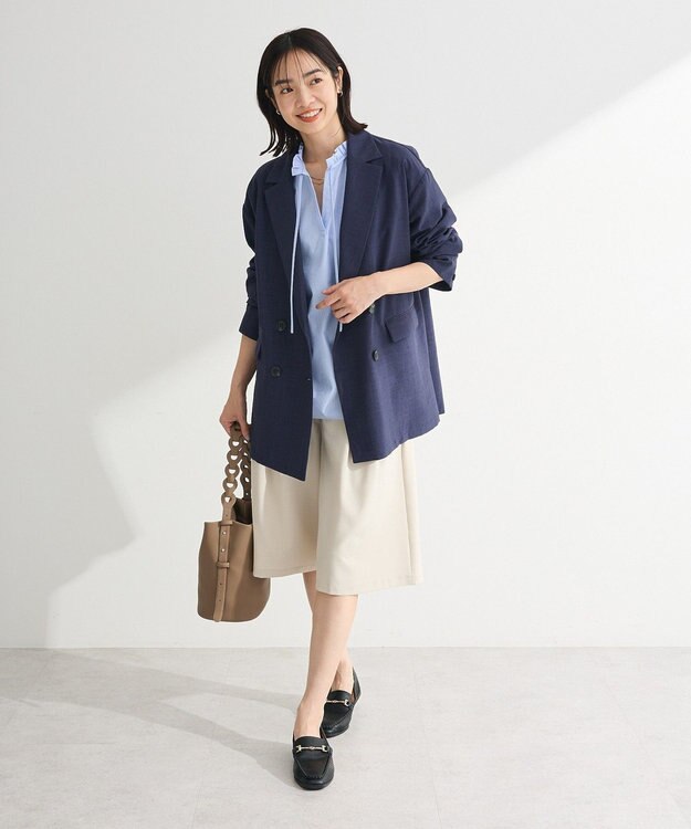 Green Parks イージーケアキュロットパンツ Light Beige