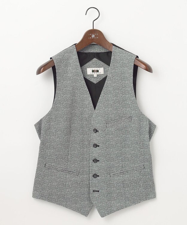 JOSEPH ABBOUD 【ストレッチ・洗える・軽量・防しわ・速乾・エコ撥水】ライトウェーブ ベスト ライトグレー系