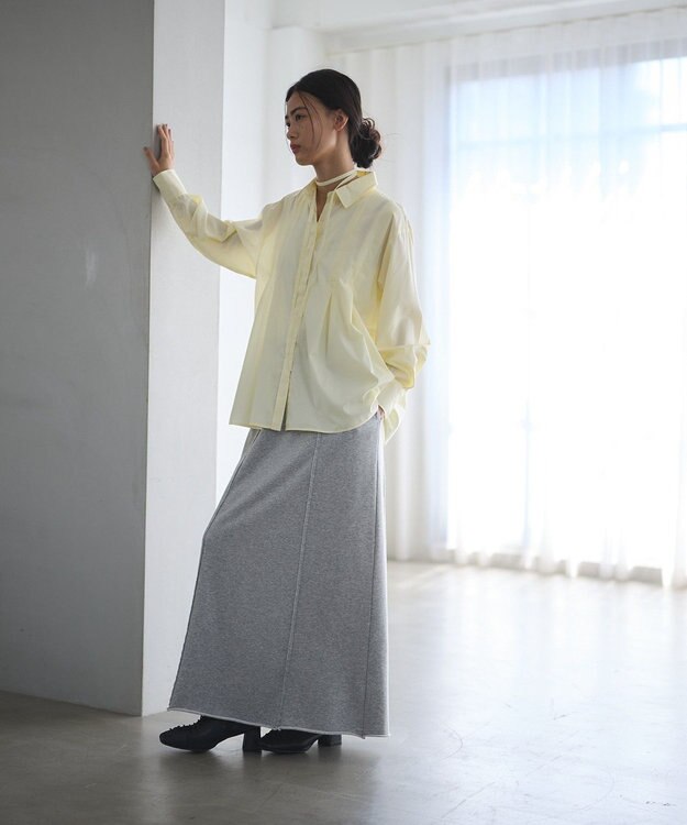 CRAFT STANDARD BOUTIQUE スウェットロングスカート Gray Mixture