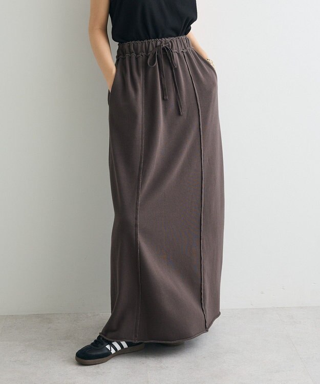 CRAFT STANDARD BOUTIQUE スウェットロングスカート Charcoal Gray