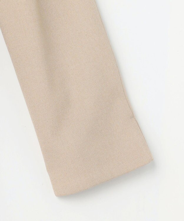 ANY SIS 褒めらレディストレッチ テーラード ジャケット ベージュシャンブレー