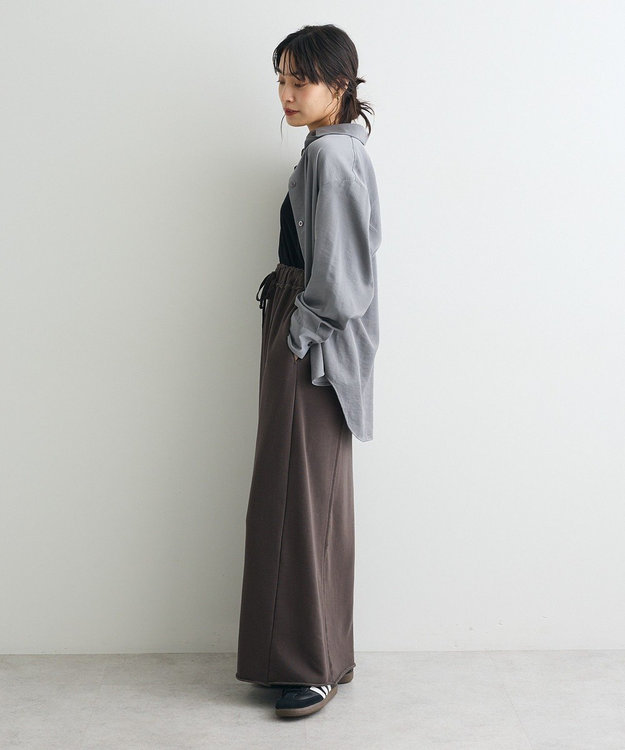 CRAFT STANDARD BOUTIQUE スウェットロングスカート Charcoal Gray