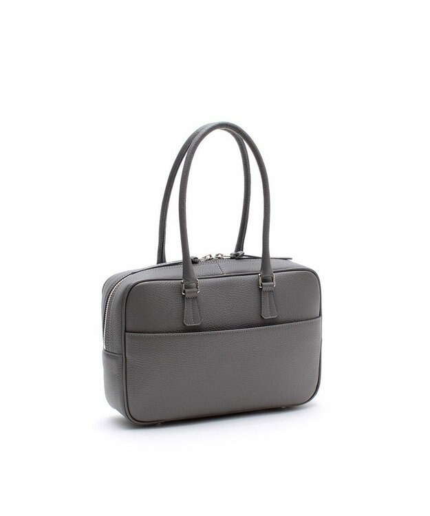 A.D.M.J. クリスタルソーイングボストン28cm オイスターグレー