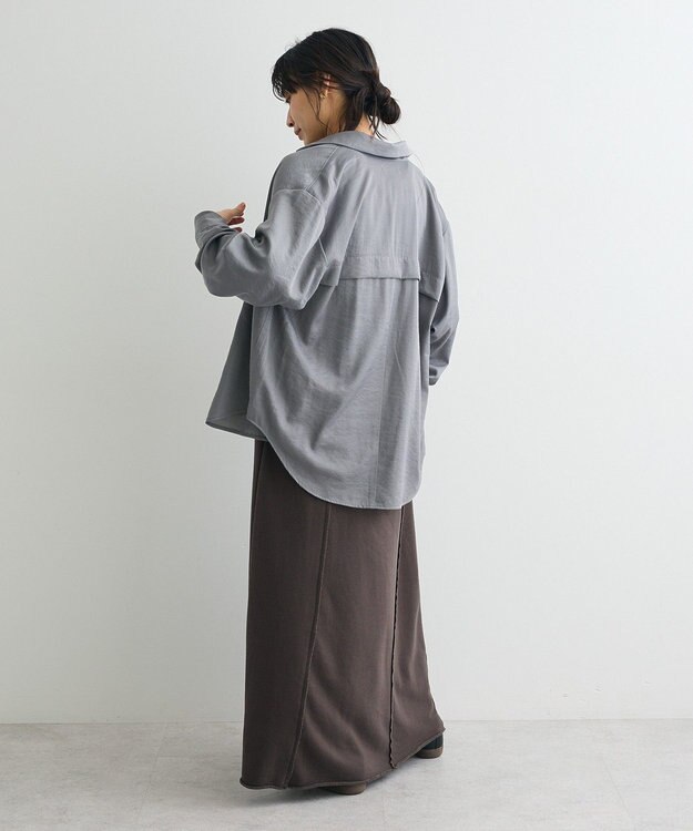 CRAFT STANDARD BOUTIQUE スウェットロングスカート Charcoal Gray