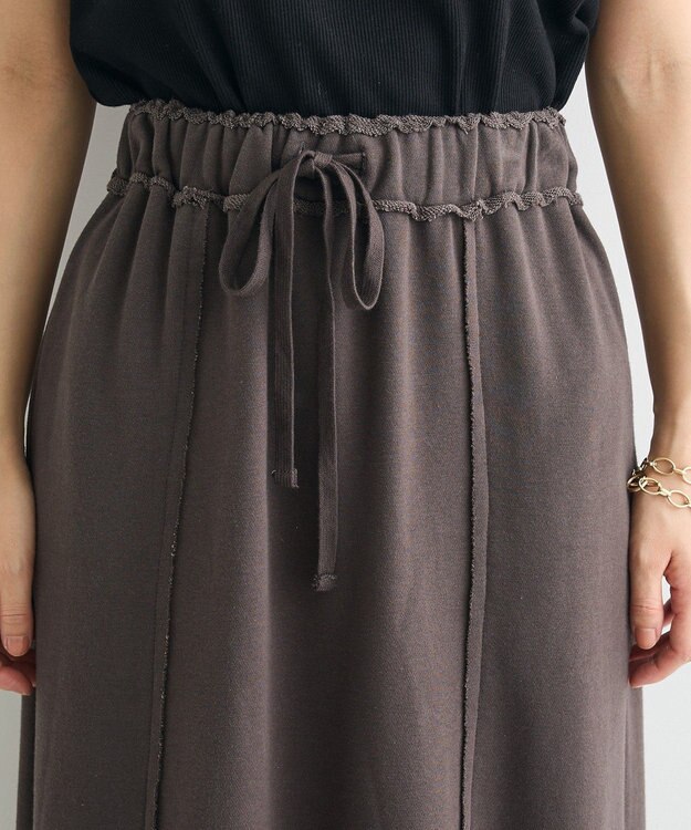 CRAFT STANDARD BOUTIQUE スウェットロングスカート Charcoal Gray