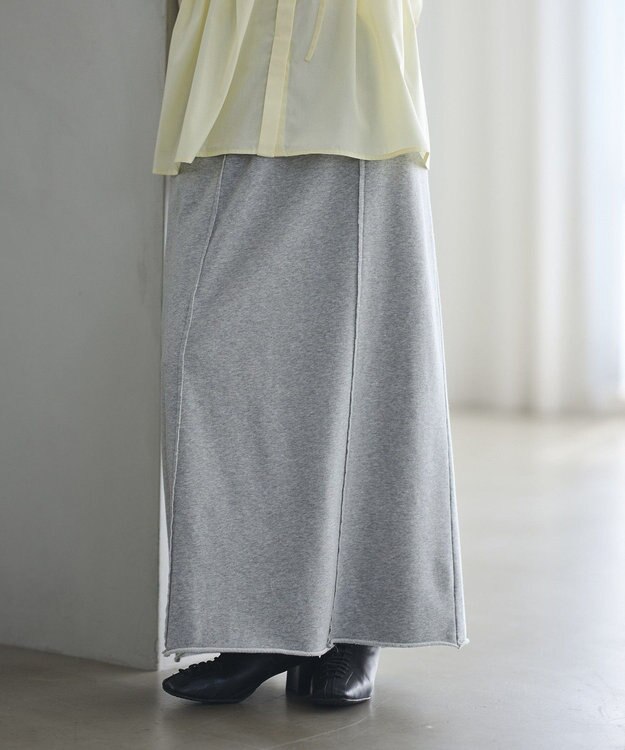 CRAFT STANDARD BOUTIQUE スウェットロングスカート Gray Mixture