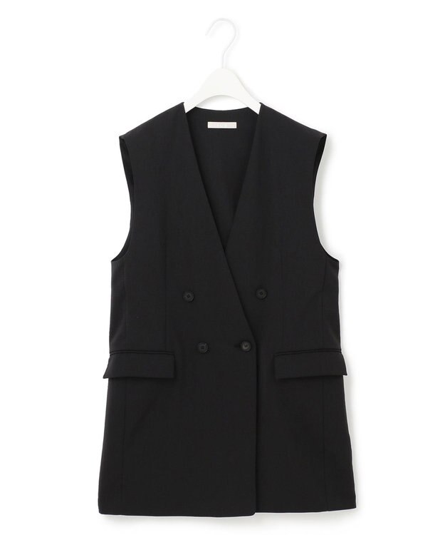 ICB 【洗える】 ハイツイストドライストレッチ ノーカラージレ ブラック系