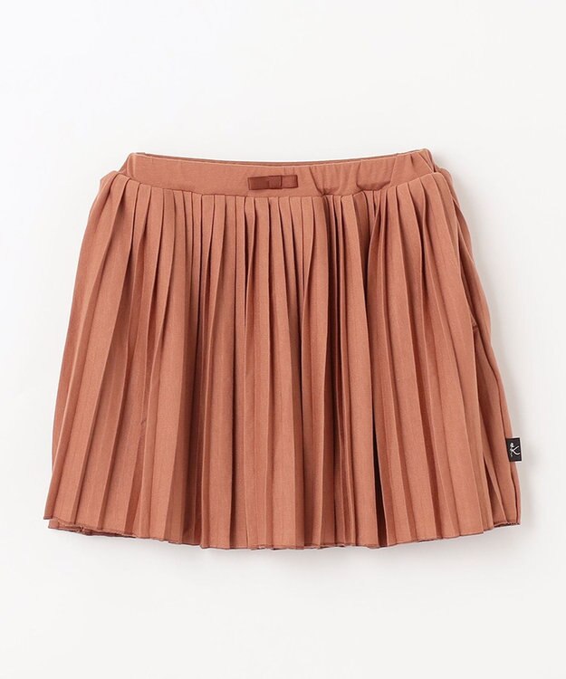 組曲 KIDS 【インパンツ付き】【110-140㎝】ＴＣ天竺プリーツ スカッツ ブラウン系