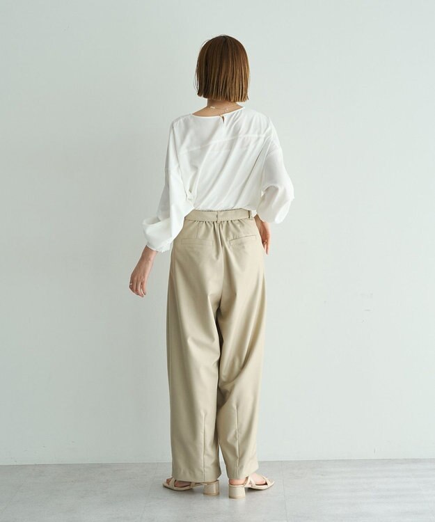 YECCA VECCA 2wayボリューム袖ブラウス Off White