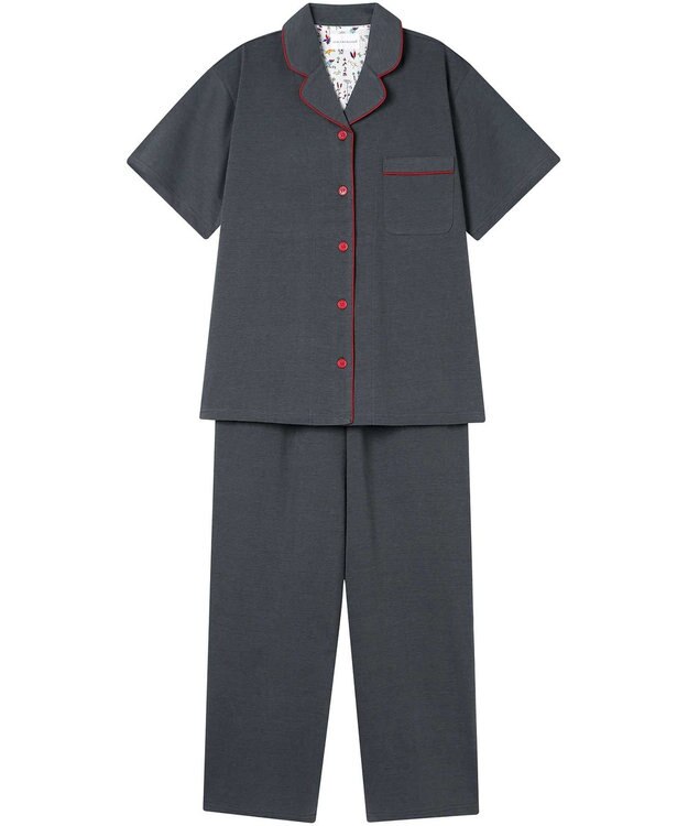 une nana cool 【綿混】アルティメットエアー天竺半袖パジャマ MADE WITH LIBERTY FABRIC LG