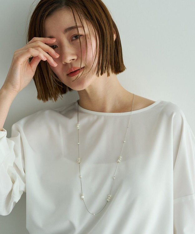 YECCA VECCA 2wayボリューム袖ブラウス Off White