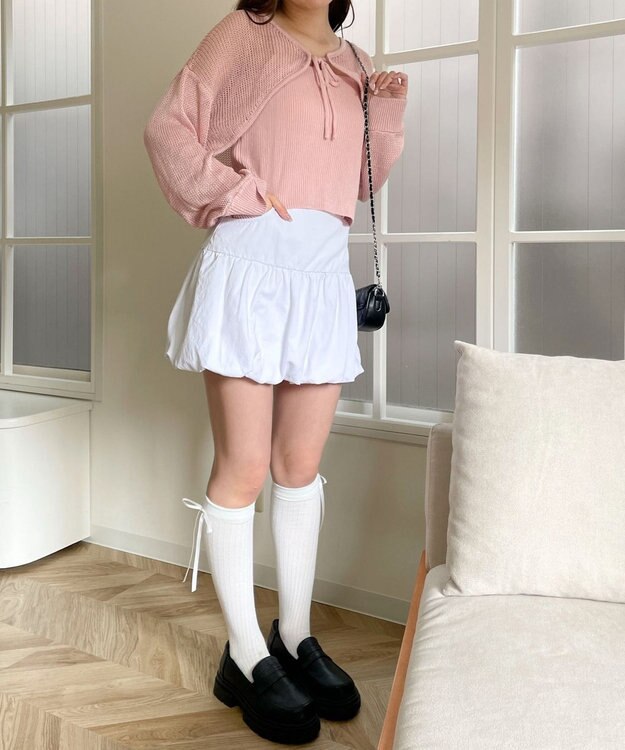 WEGO バルーンミニスカパン ホワイト