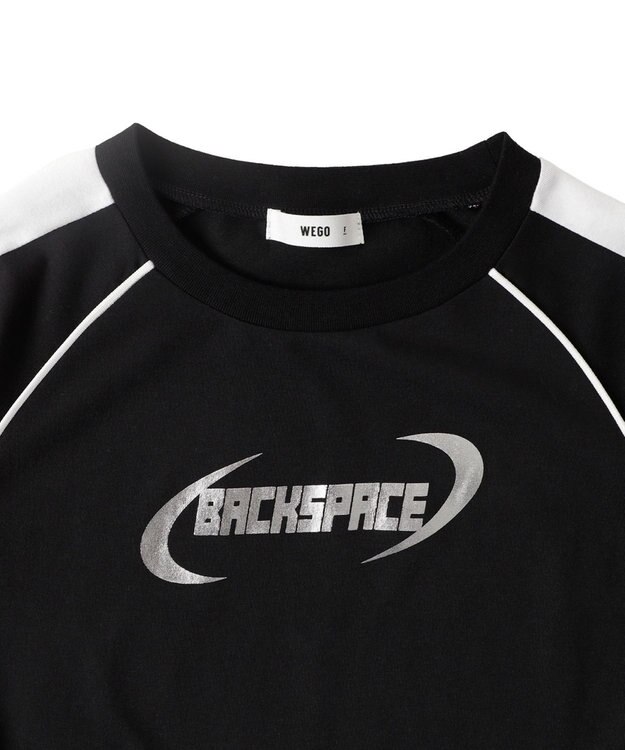 WEGO スポーツグラフィックT ブラック