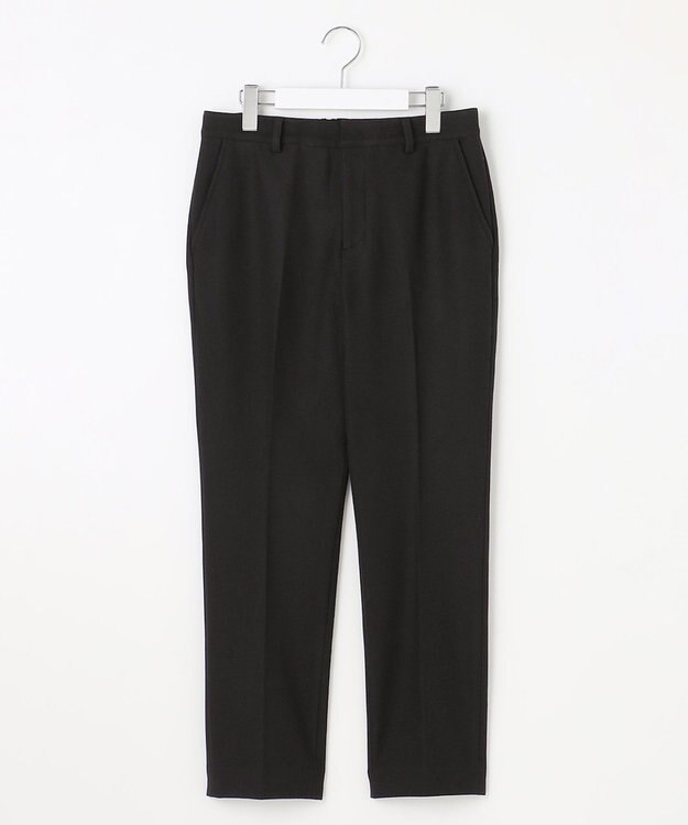 J.PRESS LADIES S 【洗える】チェルビック テーパード パンツ ブラック系