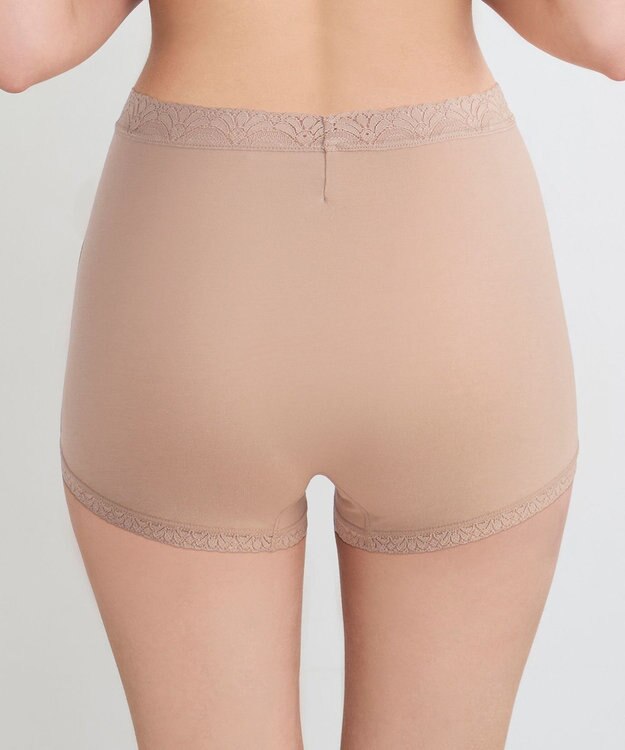 WACOAL 【ディアヒップ】 ショーツ ボーイレングス はきこみ丈ふかめ 綿混(身生地) ヒップを包みこむフィット感 やさしいはきごこち PPA113 /ワコール カラシ