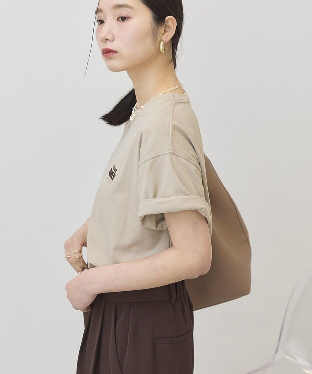 AMERICAN HOLIC STARLY 刺繍ロゴTシャツ Mocha