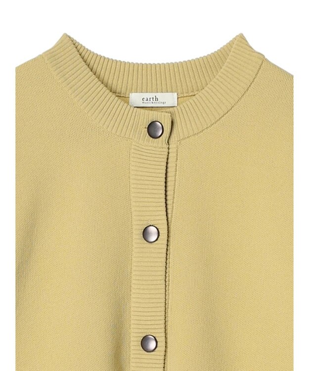 earth music&ecology スポンディッシュミドル丈カーディガン Yellow