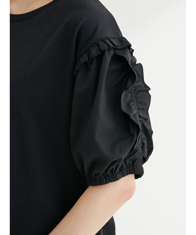 Green Parks ・ＥＬＥＮＣＡＲＥ　ＤＵＥ　ラッフルパフＴＥＥ Black