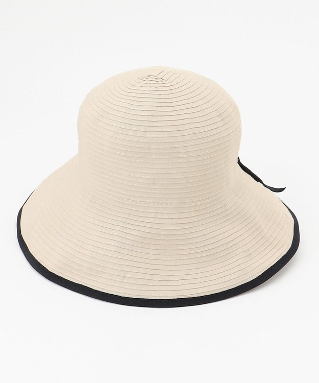 ANY SIS 【洗える】グログランリボン ハット ベージュ系