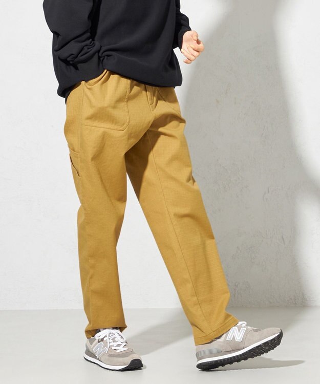 SHARE PARK LADIES 【UNISEX】コットンリップベイカーパンツ（S・Mサイズ） キャメル