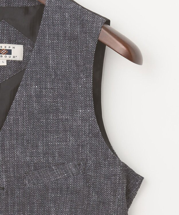 JOSEPH ABBOUD 【ストレッチ・洗える・軽量・防しわ・速乾・エコ撥水】ライトウェーブ ベスト グレー系1