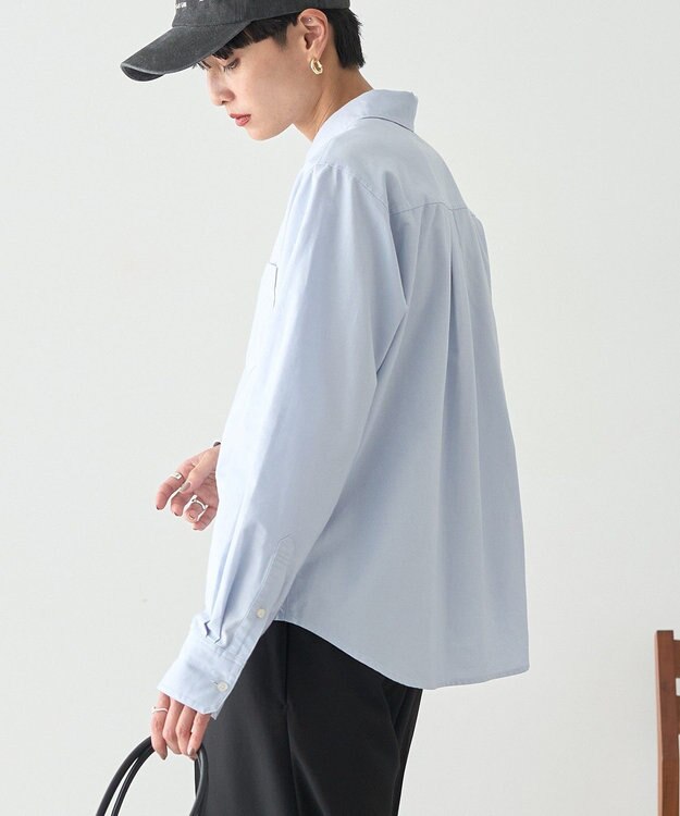 AMERICAN HOLIC オックスベーシックシャツ サックスブルー