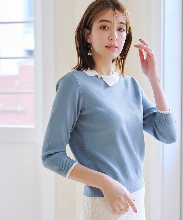 Tiaclasse 花弁ロングピアス ゴールド