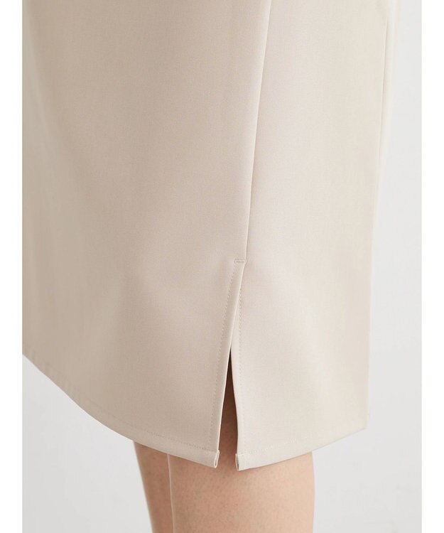 Green Parks 〈選べるきれシル〉Ｉラインミディ丈スカート Beige