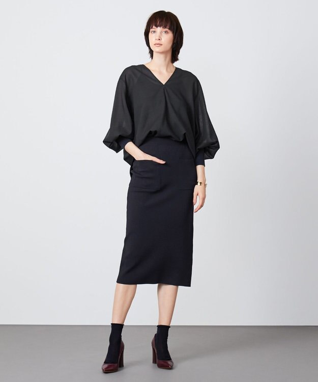 BEIGE， JOSSEY / ニットスカート Navy