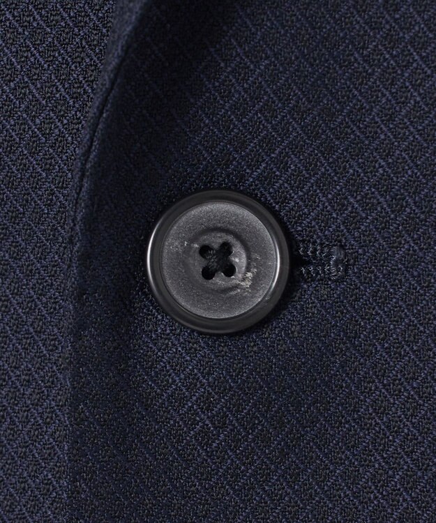 GOTAIRIKU 【御幸毛織】ドライスピナーツイルストレッチスーツ_ネイビー格子 ネイビー系8