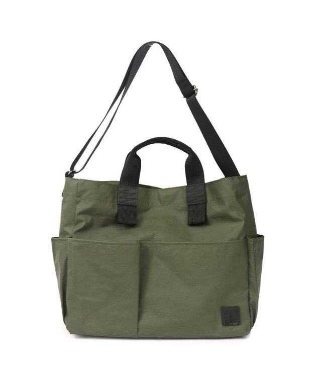 Regalo Felice 【水や汚れを気にせず使える / 大容量】ショルダー付きトート / REGALO KA(カーキ)