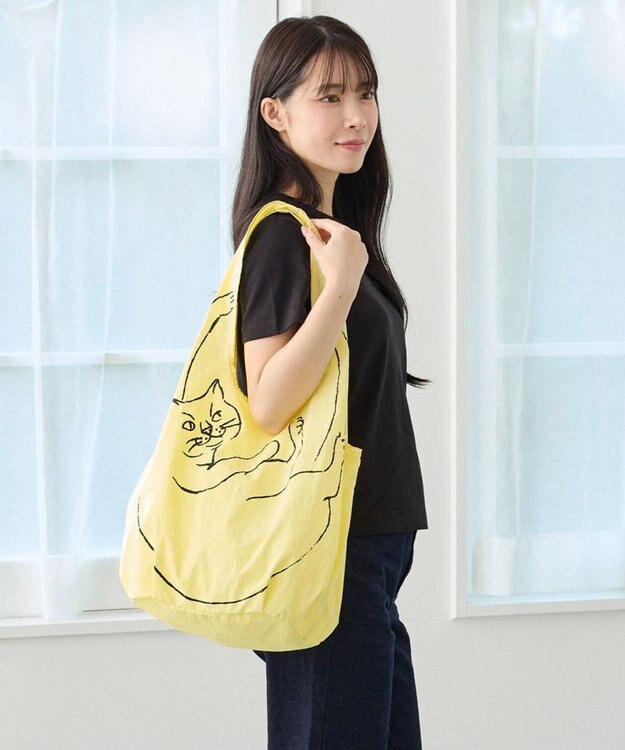 ROOTOTE 3543【ルートート】EU.ルーショッパー.ブラサガリネコ-B 01：レモン