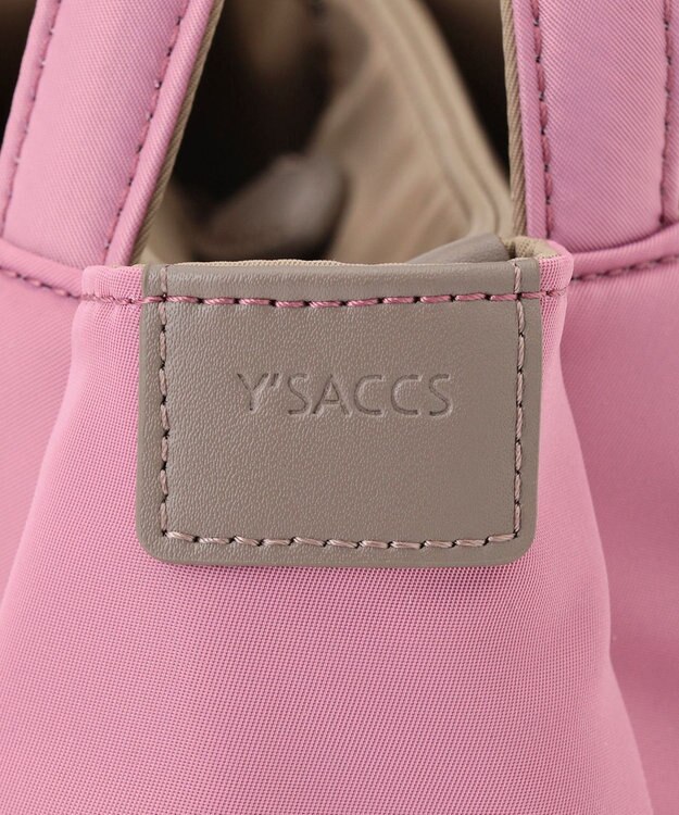 Y'SACCS 【ムック本掲載】ナイロンボンディング2WAYトート　SSサイズ ピンク
