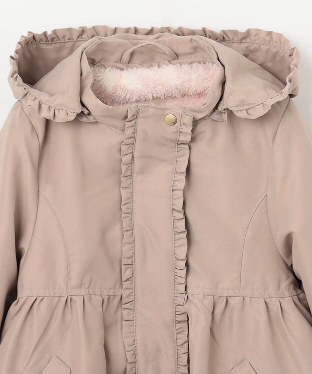 ANY KIDS ガーリー モッズ コート ベージュ