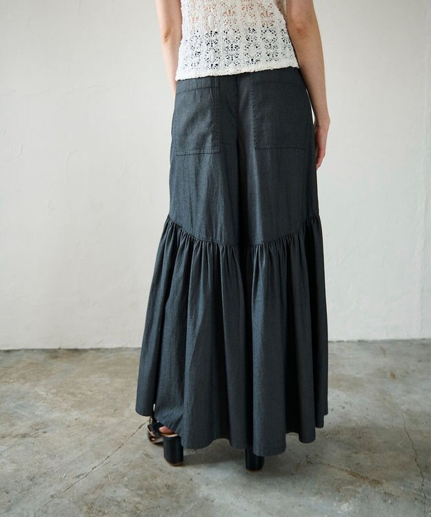 GRACE CONTINENTAL ワークワイドパンツ ブラック