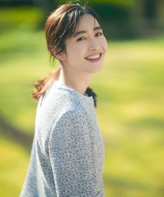 23区 S 【セットアップ対応】シャインツイードストレッチ ノーカラー ジャケット モノトーン