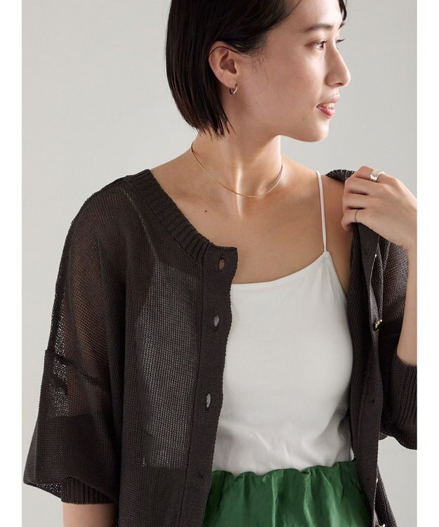 Te chichi 【接触冷感/抗菌防臭】カップ付きキャミソール オフホワイト