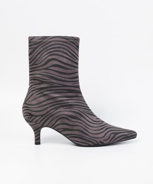 BONTRE 【MIONOTIS/ミオノティス】ポインテッドストレッチブーツ/581B ゼブラ