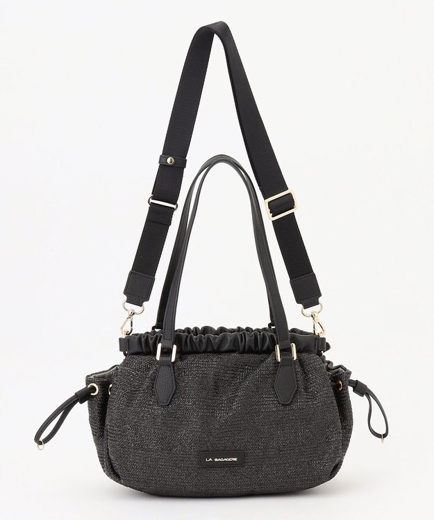 LA BAGAGERIE シャーリング2WAYサマーバッグ　mini ブラック
