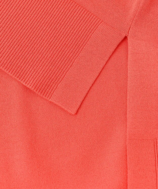 自由区 L 【接触冷感・UVカット】クレープストレッチプルオーバー ニットⅡ [新色]マンダリン