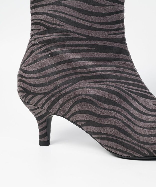BONTRE 【MIONOTIS/ミオノティス】ポインテッドストレッチブーツ/581B ゼブラ
